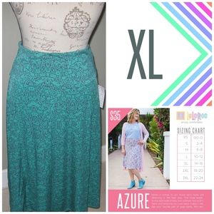 LuLaRoe Azure Skirt - XL - Brand New With Tags!